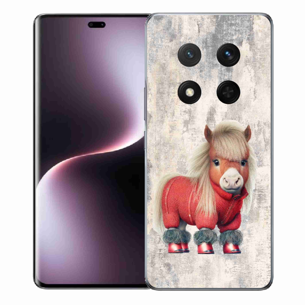 Gél borítás mmCase a Honor Magic 7 Lite 5G számára - póni pulóverben