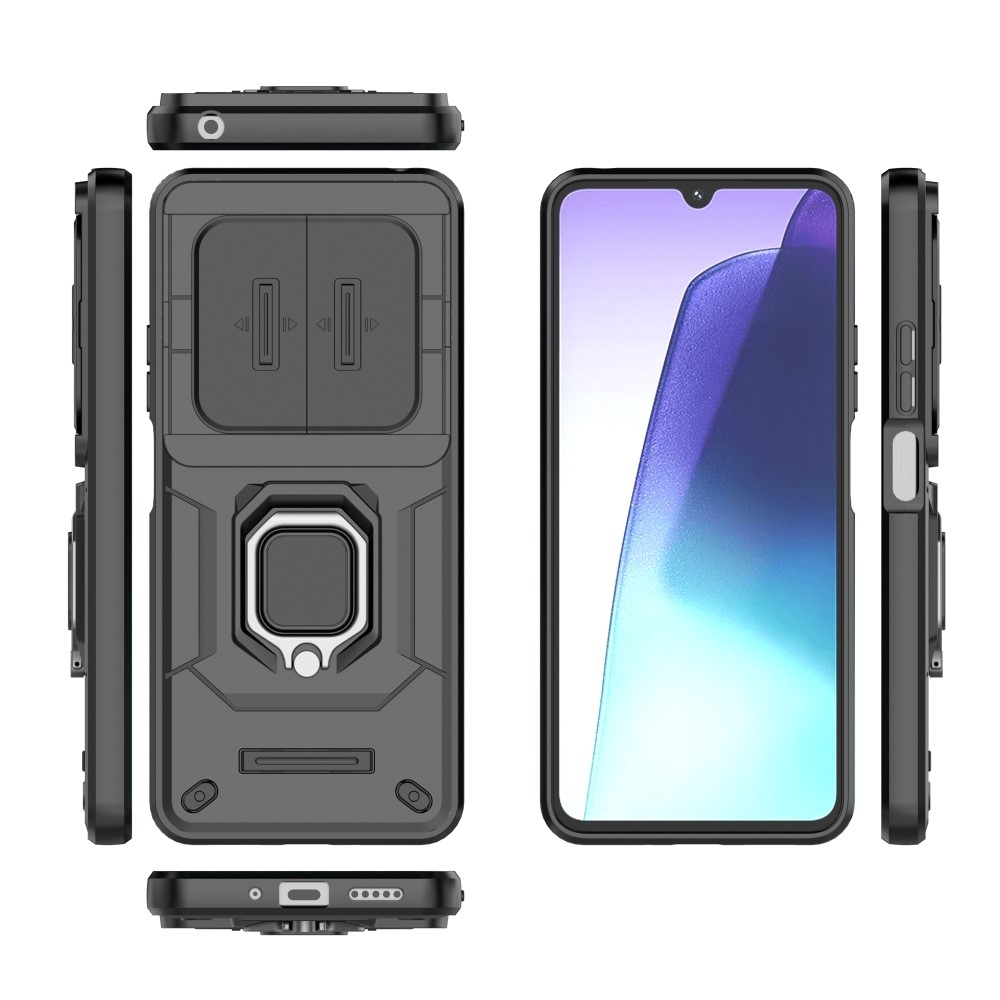 Lencseálló borítás Xiaomi Redmi 14C/Poco C75-hez - fekete