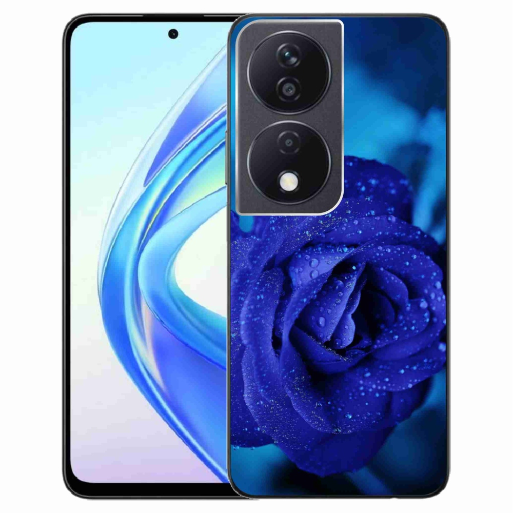 Gél tok mmCase a Honor X7b/Honor 90 Smart készülékhez - kék rózsa