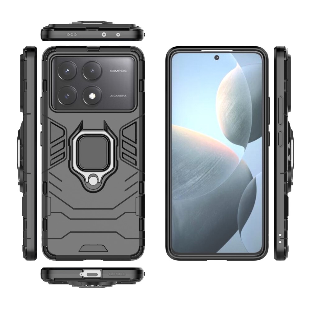 Guardy tartós borító a Xiaomi Poco X6 Pro 5G készülékhez - fekete