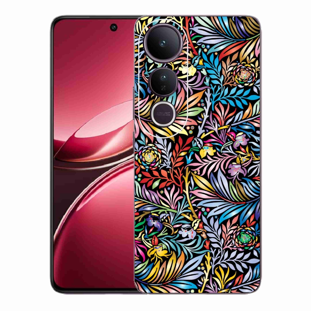 Gél borító mmCase a Vivo V50 Lite 4G/5G-hez - virágok 5