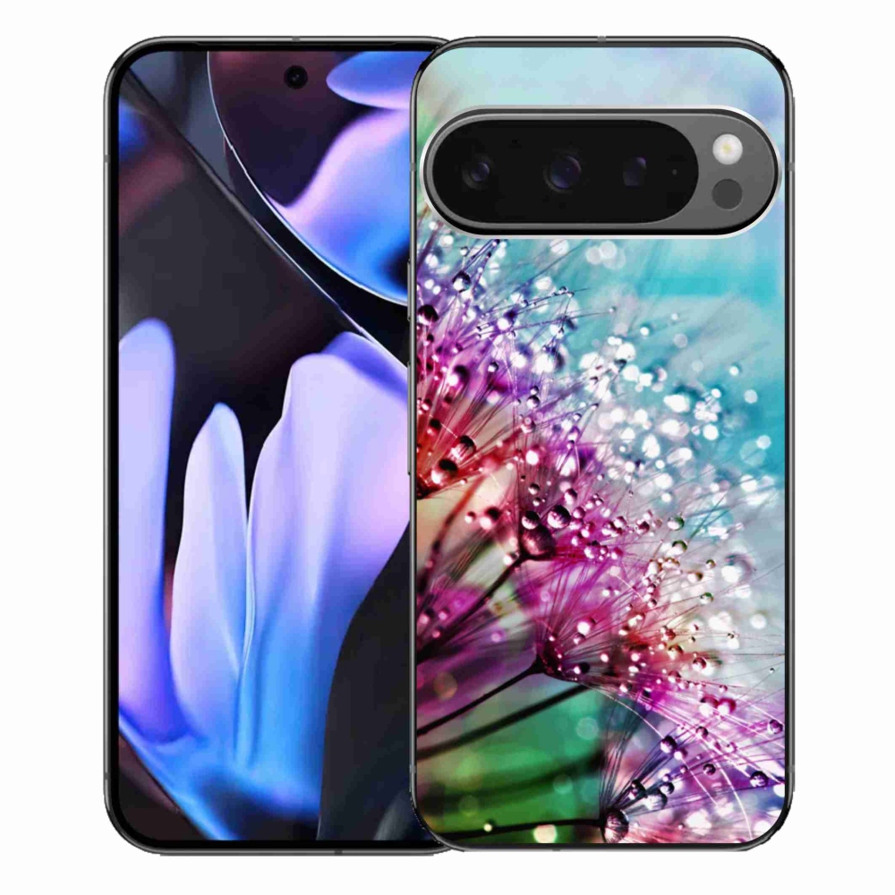 Zselés borítás mmCase a Google Pixel 9 Pro XL-hez - színes virágok