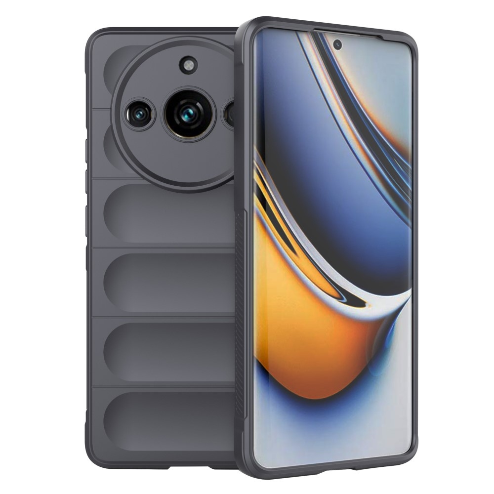 Ütésálló zselés tok a Realme 11 Pro 5G/11 Pro+ 5G készülékhez - sötétszürke színű