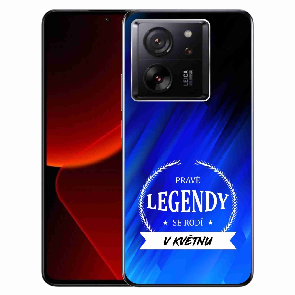 Zselés borítás mmCase a Xiaomi 13T/13T Pro készülékhez - Legendák májusban kék háttérrel