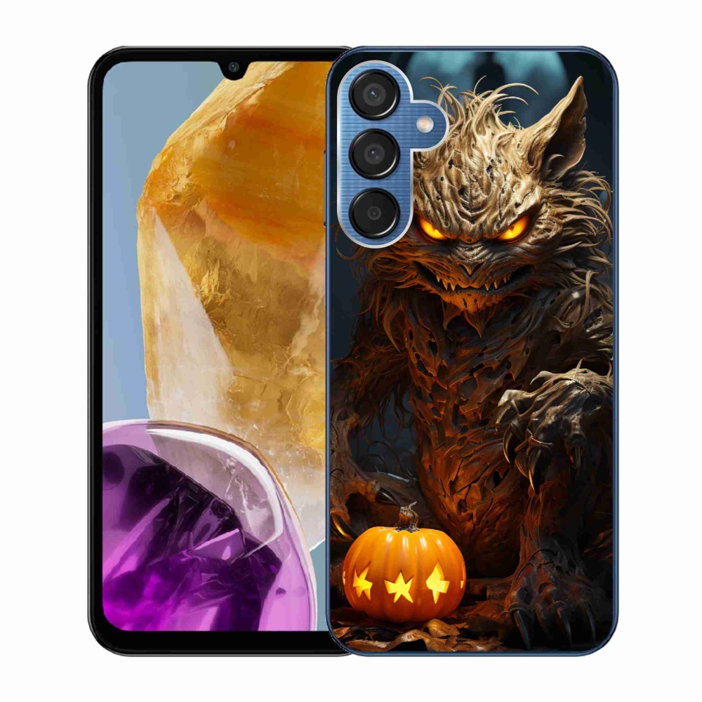 Gél borítás mmCase Samsung Galaxy M15 5G - Halloween szörny - Samsung Galaxy M15 5G - Halloween szörnyeteg