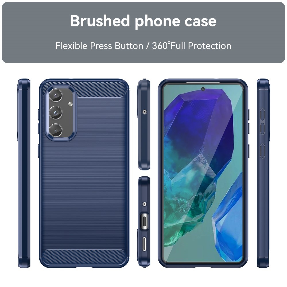 Szénálló zselés tok Samsung Galaxy M55 5G - kék