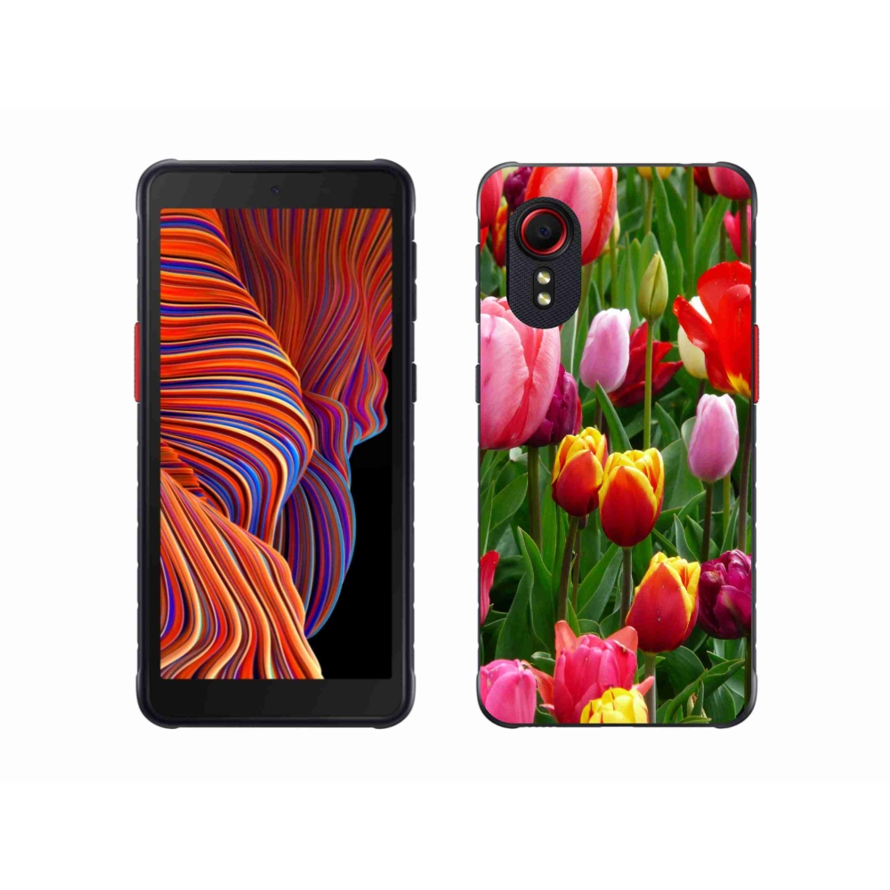 Gél borítás mmCase Samsung Galaxy Xcover 5 készülékhez - tulipánok