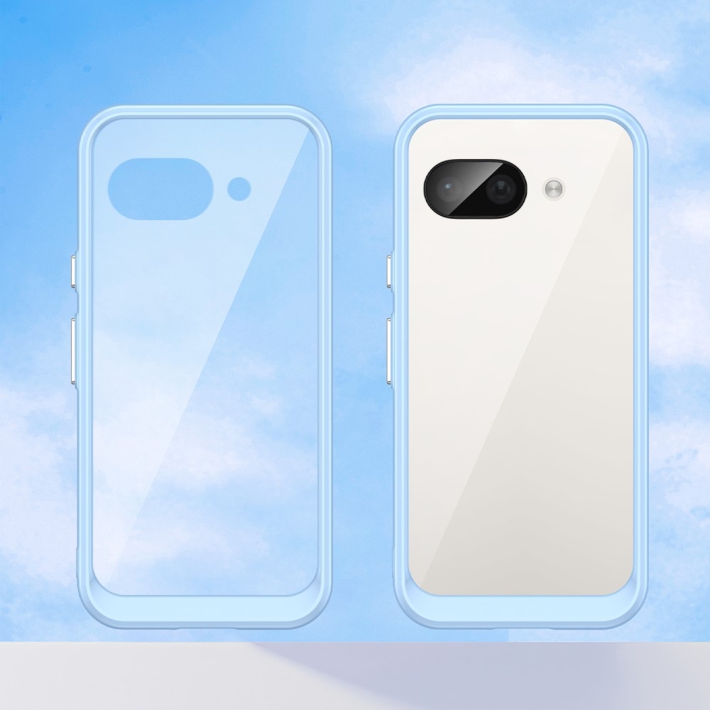 Gél tok kemény hátlappal a Google Pixel 9a készülékhez - kék