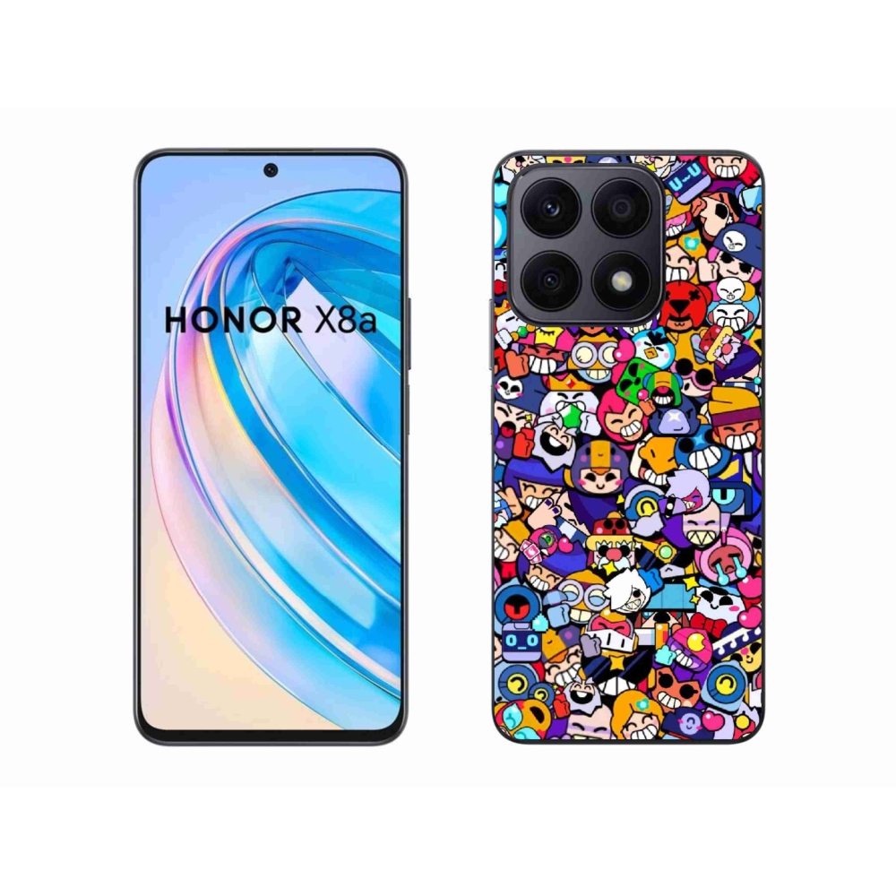 Zselés borítás mmCase a Honor X8a számára - brawl stars 2