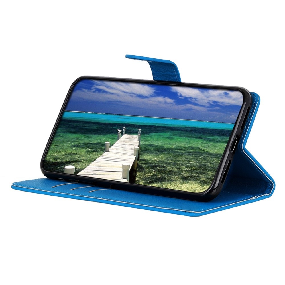 Litchie könyv tok Xiaomi Poco C65/Redmi 13C 4G/5G - kék