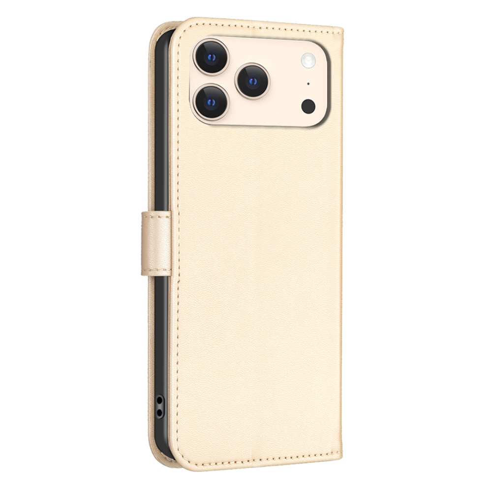 Clover könyv tok iPhone 17 Pro Max készülékhez - arany színben