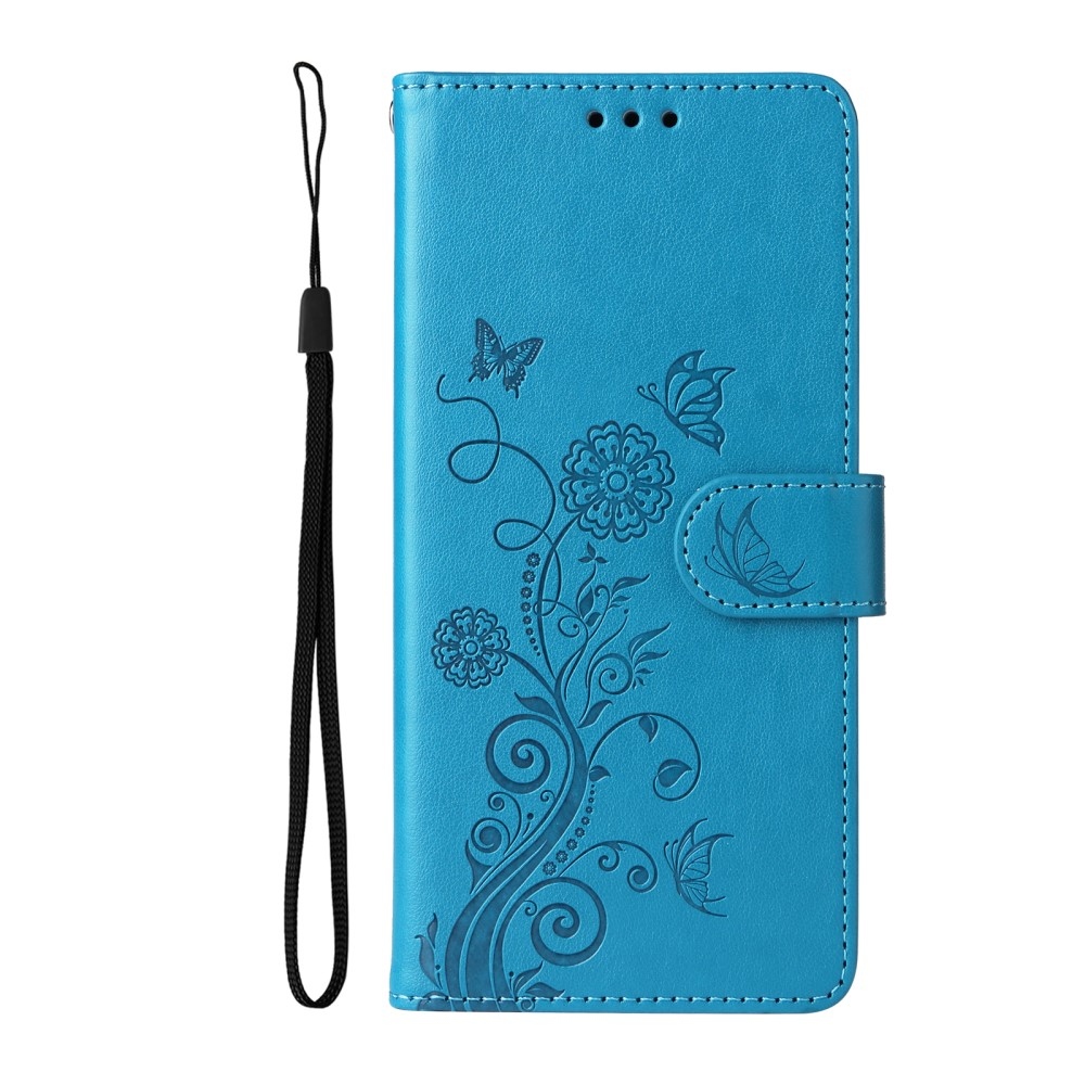 Virágos könyv tok Xiaomi Redmi A5 (173.45x79.35x8.45mm) - kék
