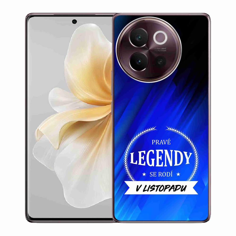 Gel Cover mmCase a Vivo V40 Lite 5G-n - Legendák novemberi kék háttérrel