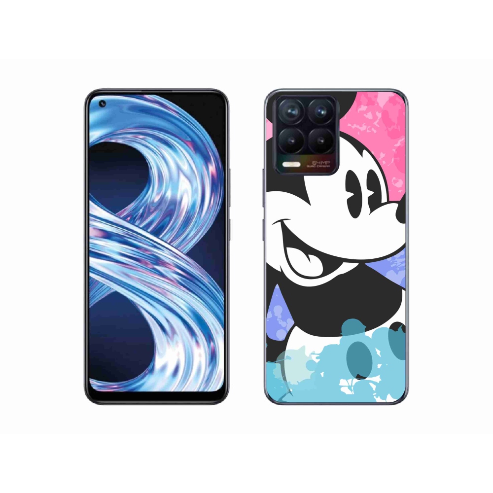 Gél borítás mmCase a Realme 8 4G-n - mickey egér