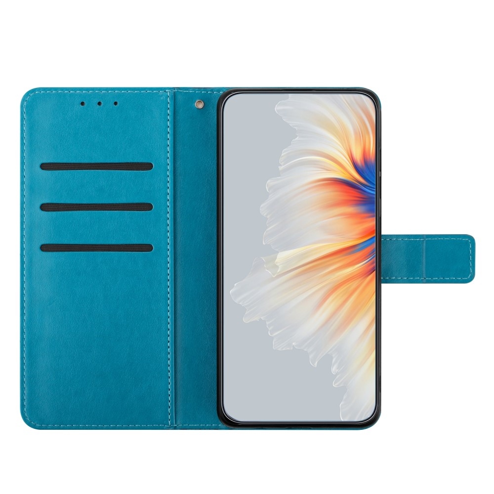 Mandala könyv tok Xiaomi Redmi 13C 5G - kék
