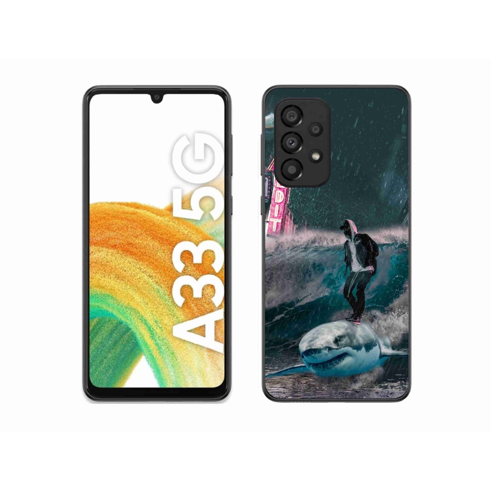 Zselés borítás mmCase Samsung Galaxy A33 5G - cápa