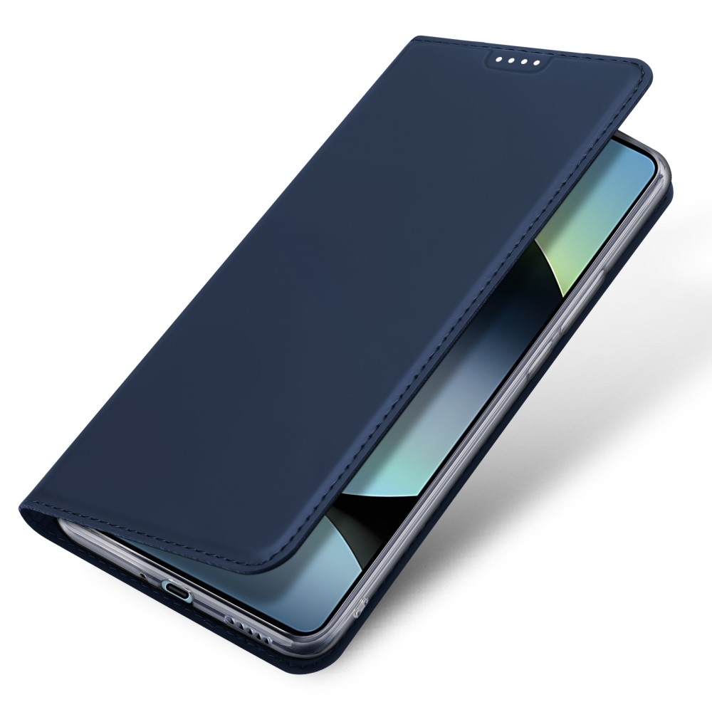 DUX könyv tok Xiaomi Redmi Note 14S-hez - sötétkék