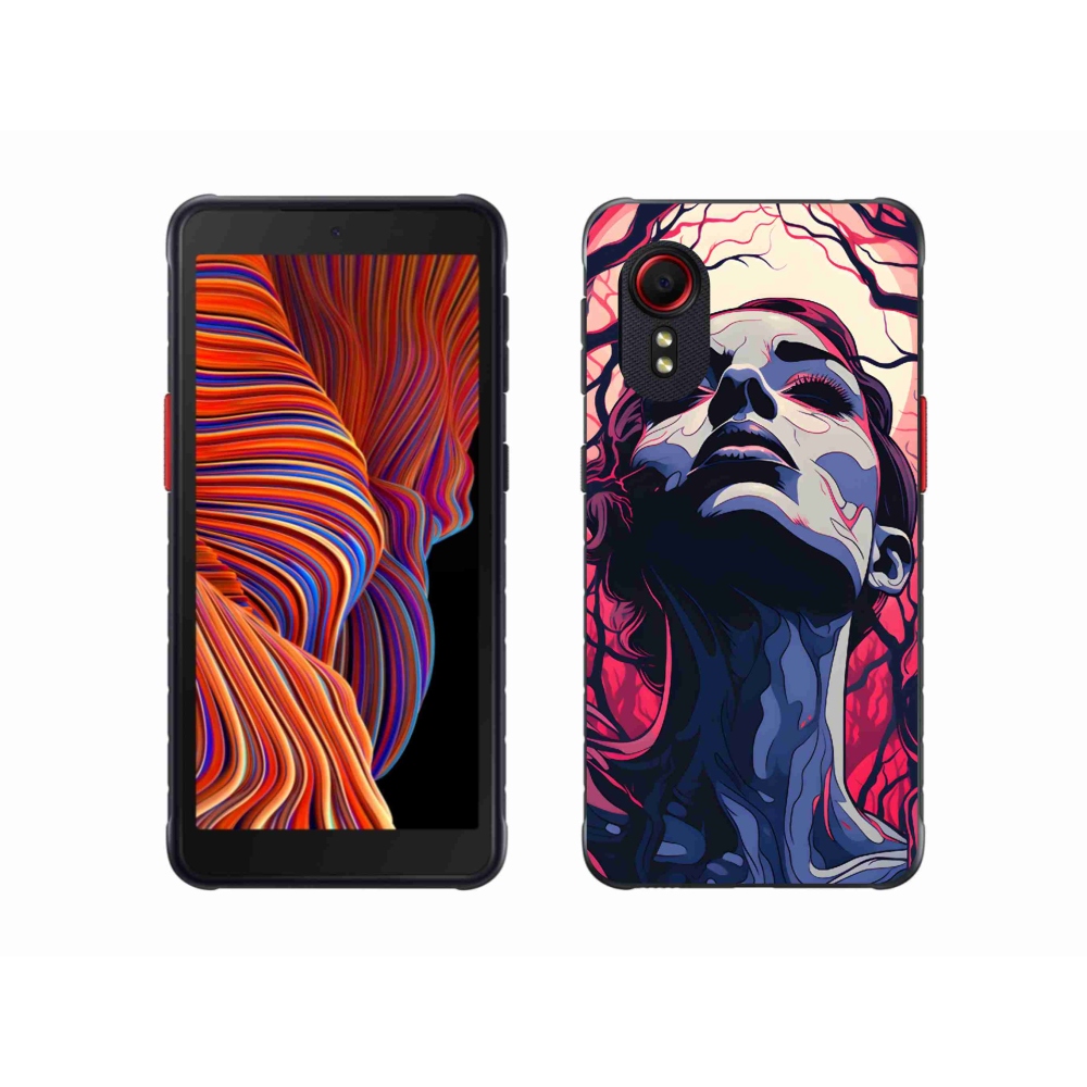 Gél borító mmCase a Samsung Galaxy Xcover 5 - absztrakt arcán