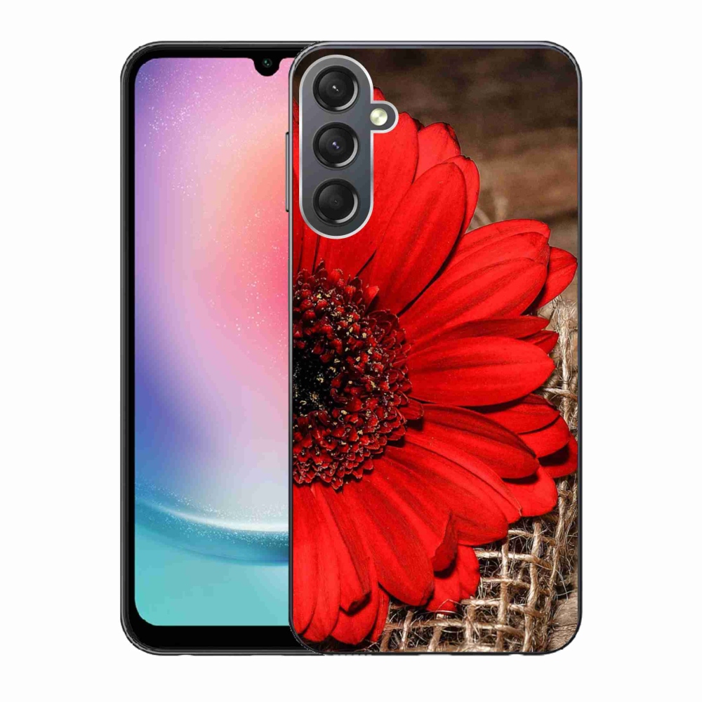 Gél borítás mmCase Samsung Galaxy A24 készülékhez - gerbera
