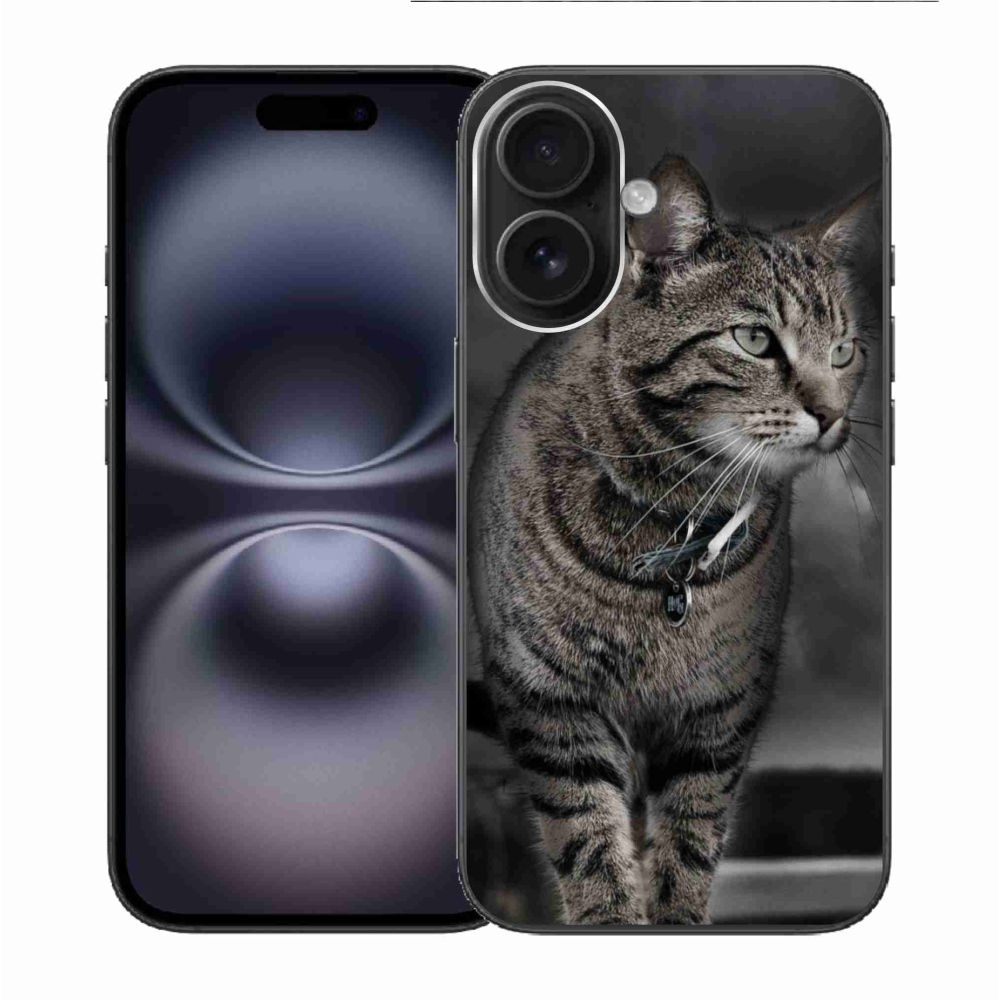 Zselés borítás mmCase iPhone 16 készülékhez - macska