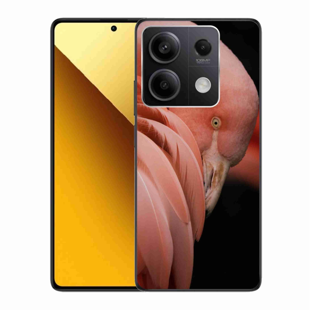 Gél borítás mmCase a Xiaomi Redmi Note 13 5G-hez - flamingó 3