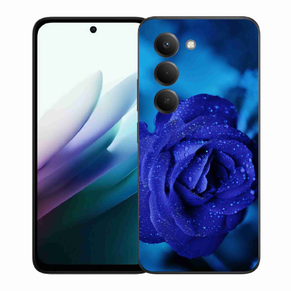 Gél borítás mmCase a Xiaomi Redmi 15 4G/5G (171mm) - kék rózsa