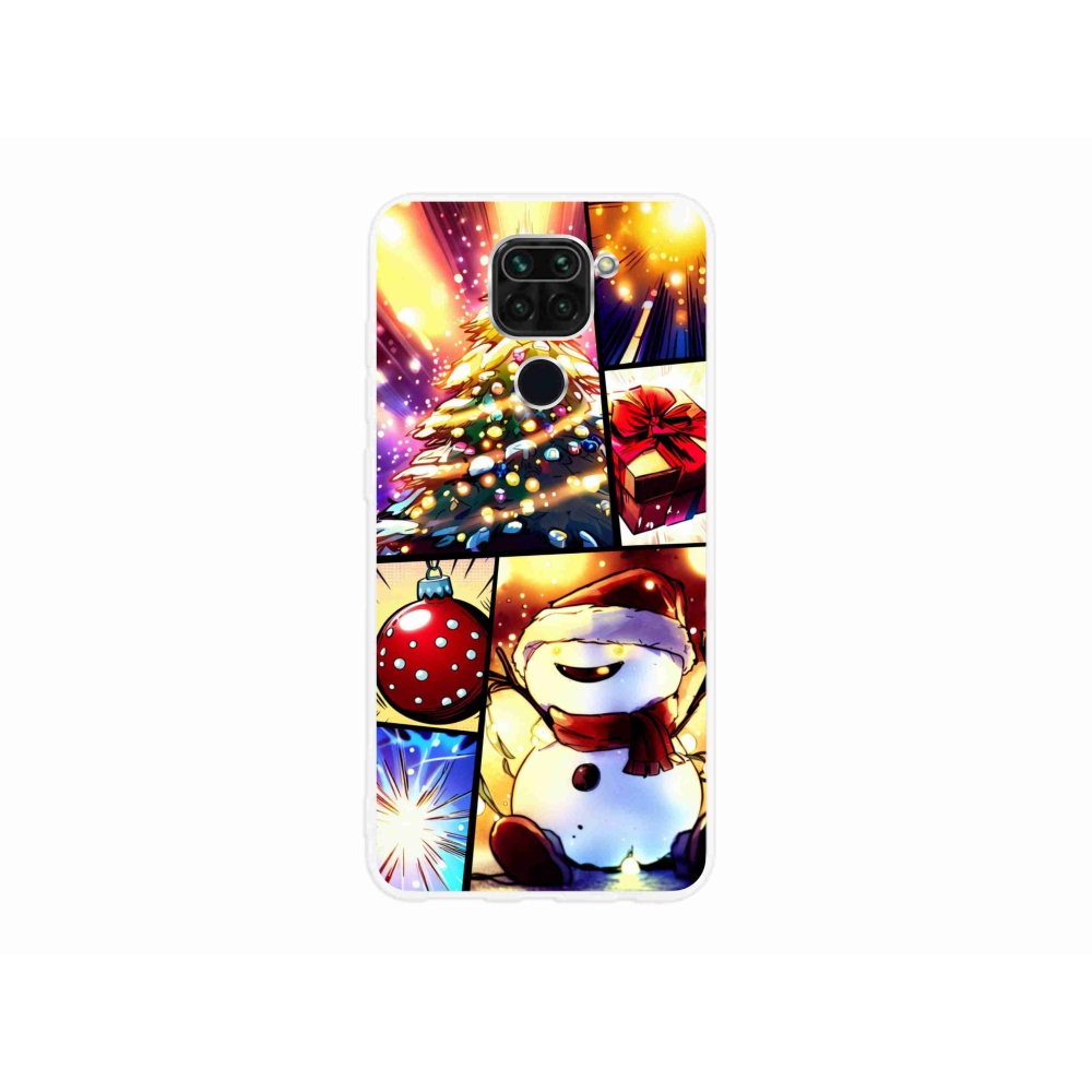 Gél borító mmCase a Xiaomi Redmi Note 9-hez - karácsonyi motívumok 1