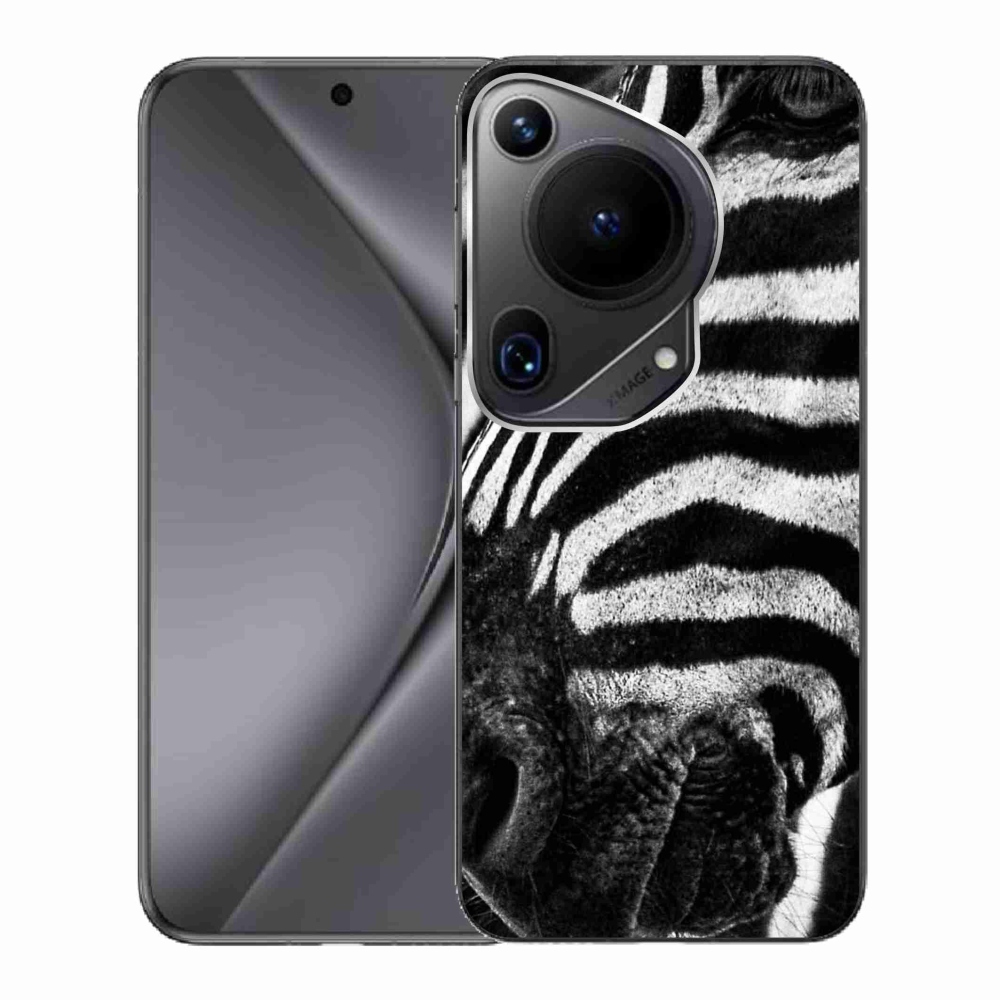 Zselés borítás mmCase a Huawei Pura 70 Ultra készülékhez - zebra