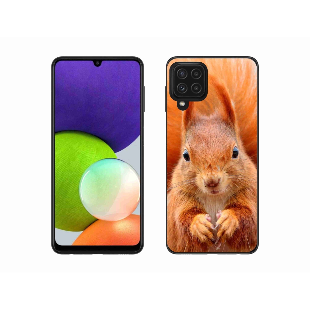 Zselés borítás mmCase Samsung Galaxy A22 4G - mókus
