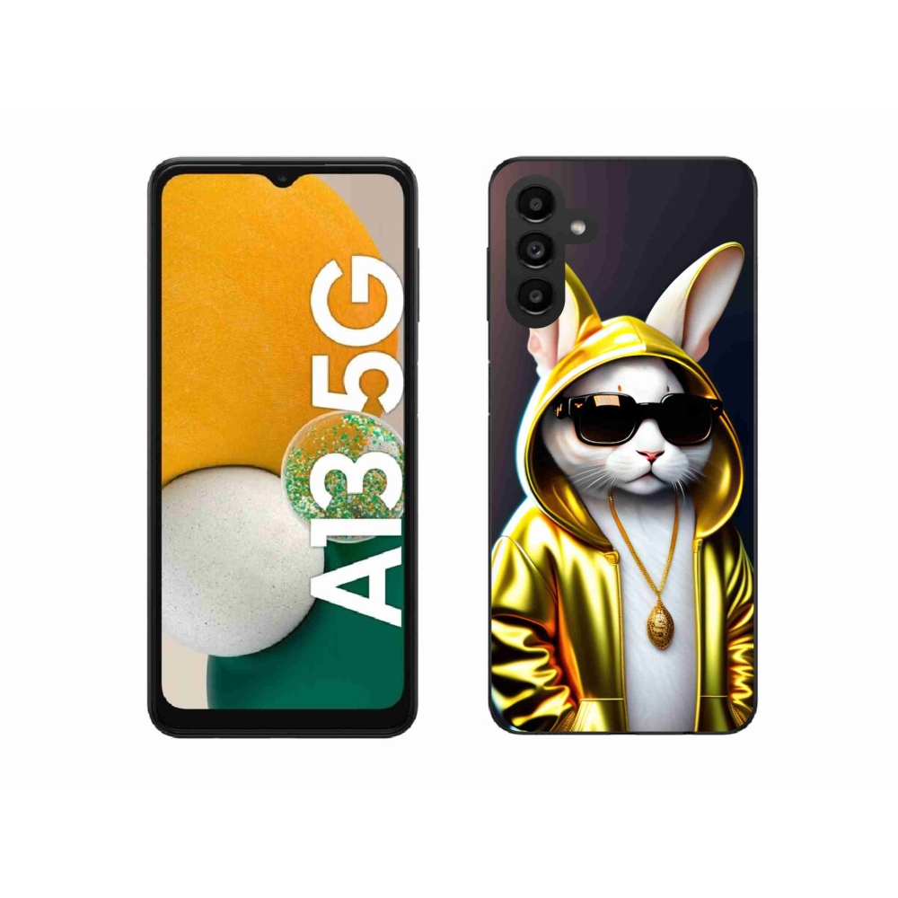 Gél borítás mmCase Samsung Galaxy A13 5G - macskafőnök számára