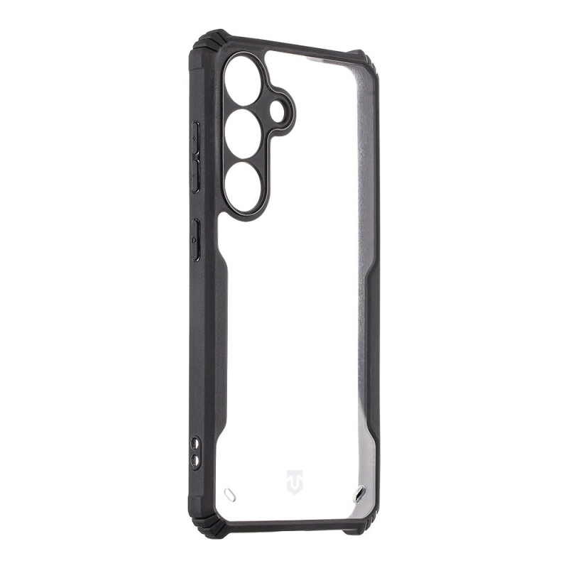 Tactical Quantum Stealth Cover for Samsung Galaxy S25 Clear/Black (átlátszó/fekete)
