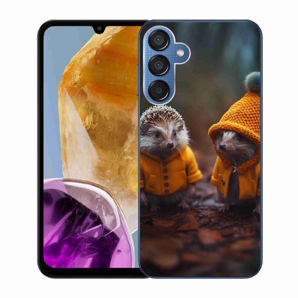Gél védőhuzat mmCase Samsung Galaxy M15 5G - süni