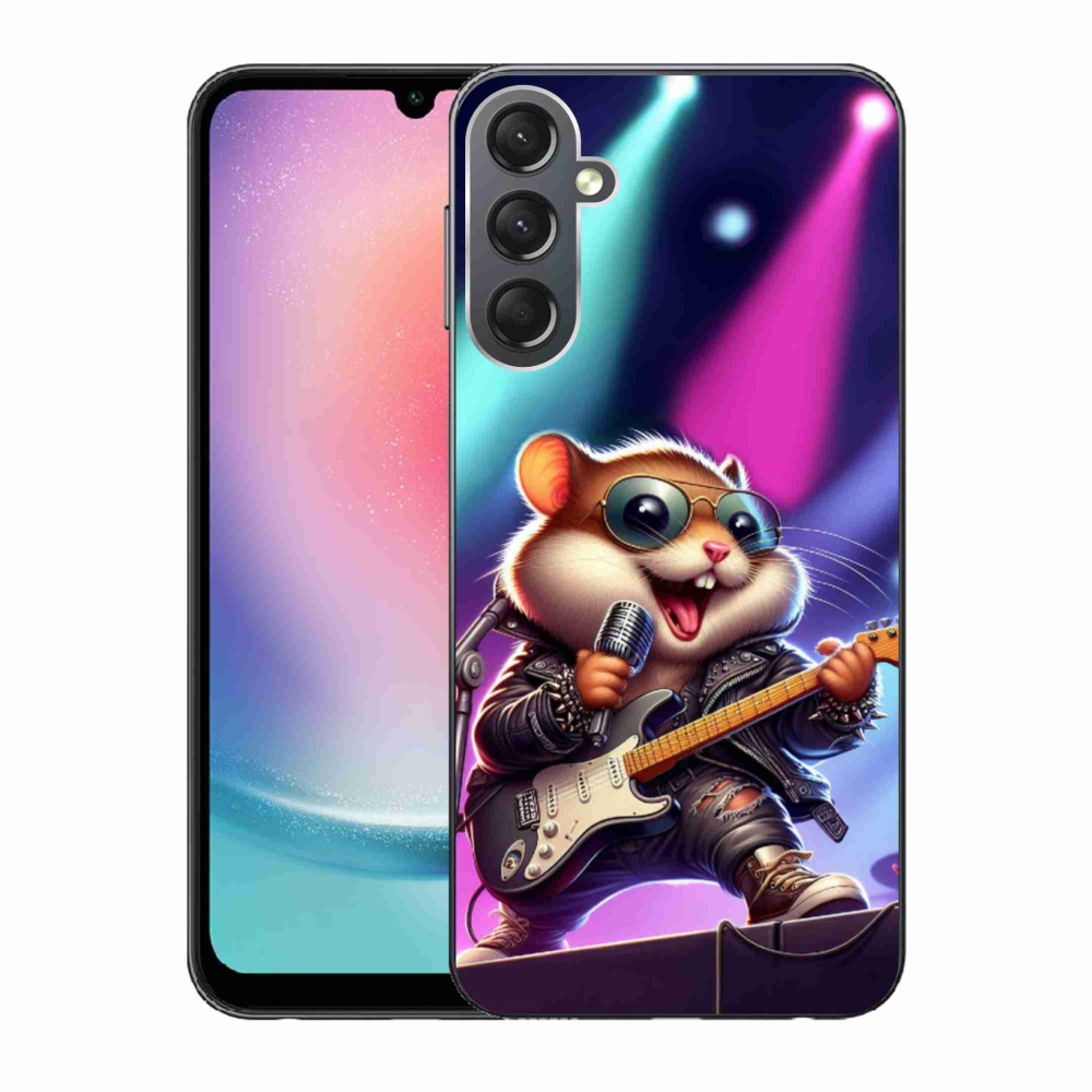 Gél borítás mmCase Samsung Galaxy A24 készülékhez - hörcsög hintaló