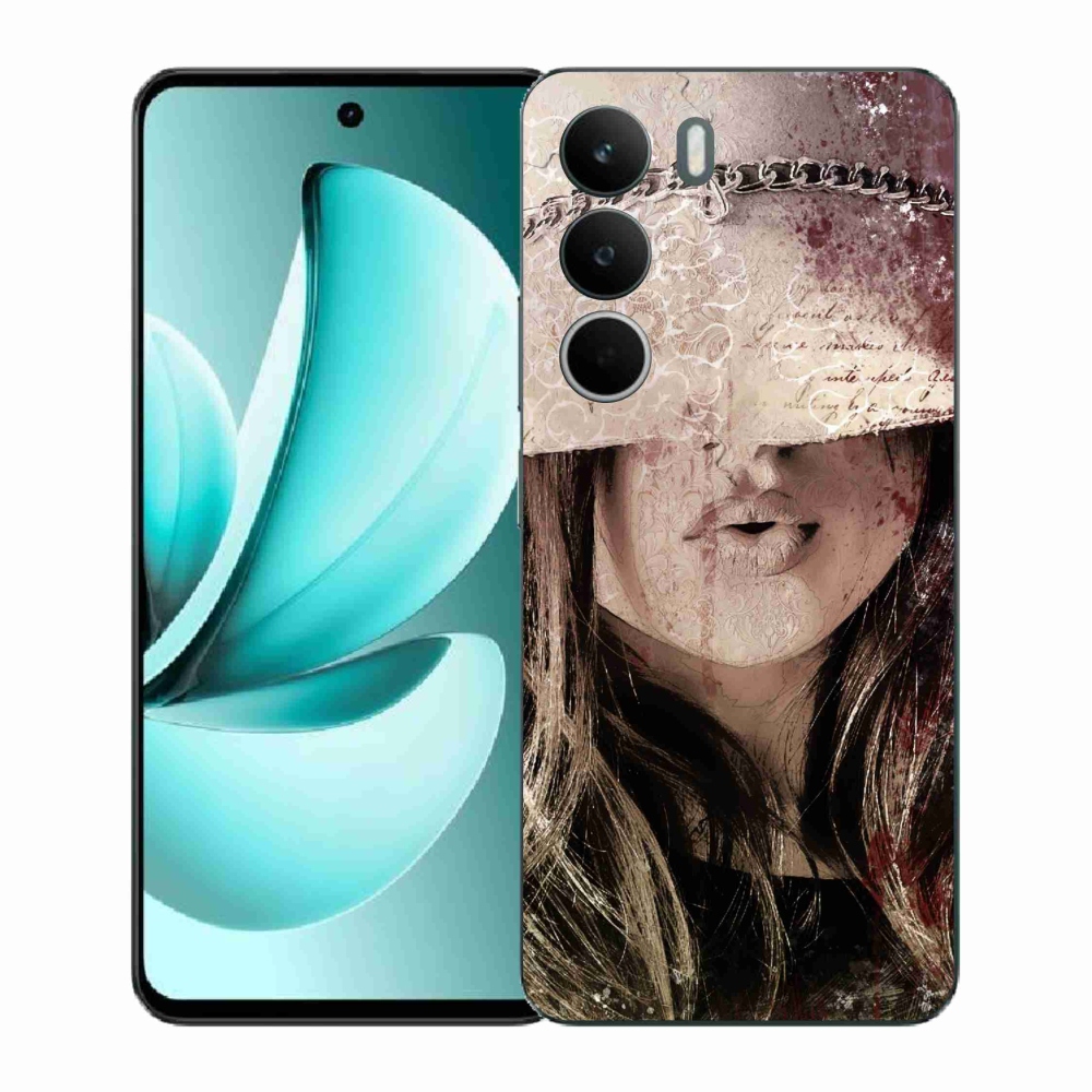 Gél borító mmCase a Realme C71 készülékhez - lány
