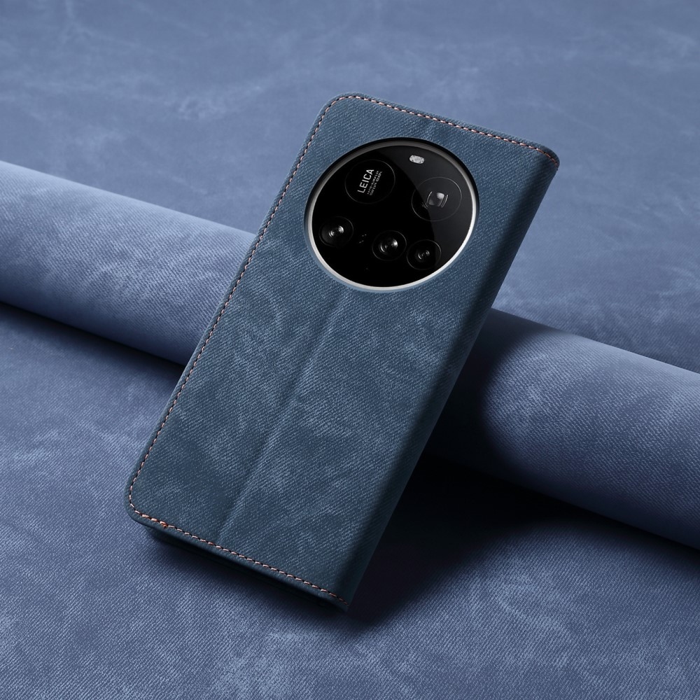Jeanse könyvtáska Xiaomi 15 Ultra - kék
