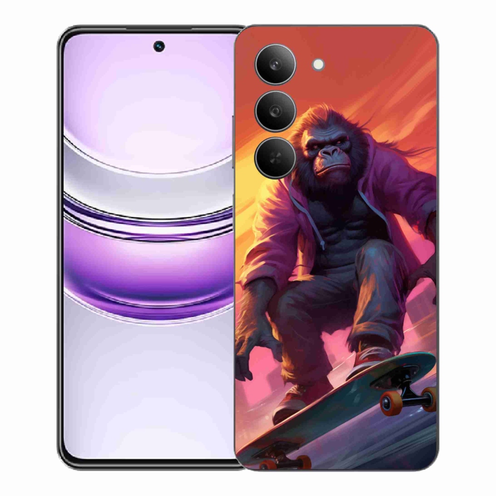 Gél borítás mmCase a Realme 14x 5G-hez - gorilla gördeszkán