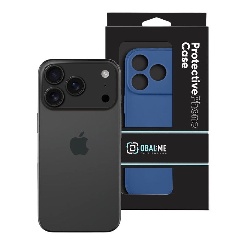 COVER:ME matt TPU borító Apple iPhone 17 Pro sötétkékhez