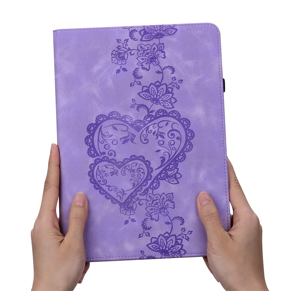 Szív záródású tok Xiaomi Redmi Pad SE 8.7 tablethez - lila