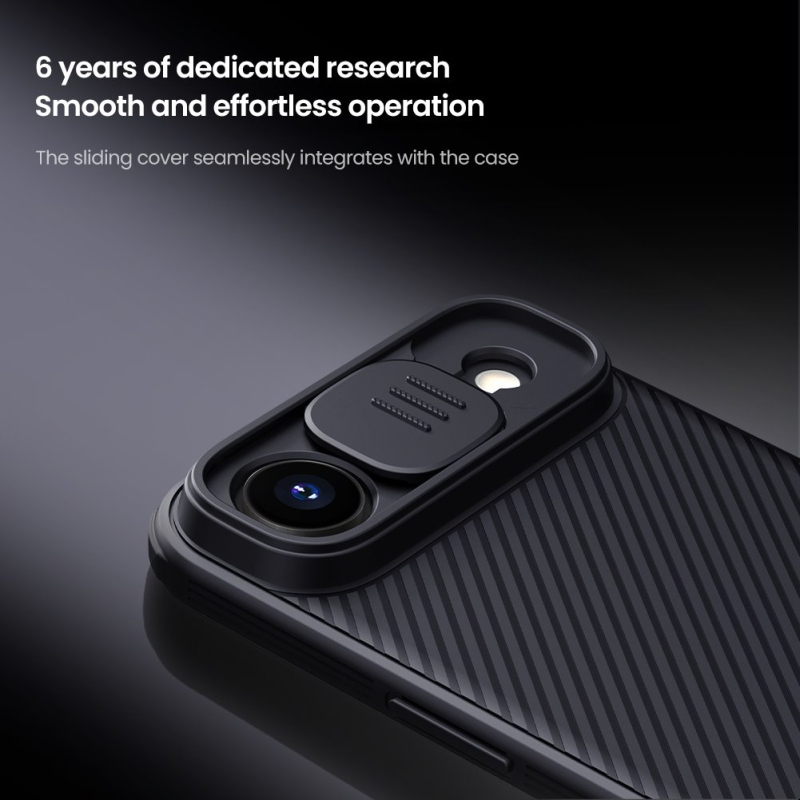 Nillkin CamShield PRO hátlap az Apple iPhone 17 Air készülékhez Fekete