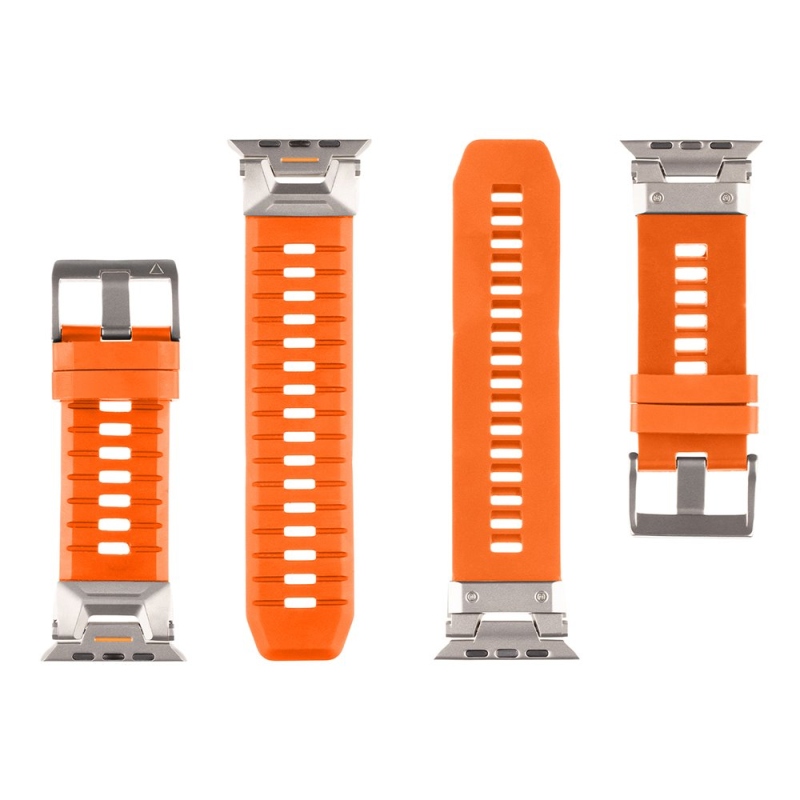 Taktikai strapabíró pánt az Apple Watch Ultra Safety Orange órához