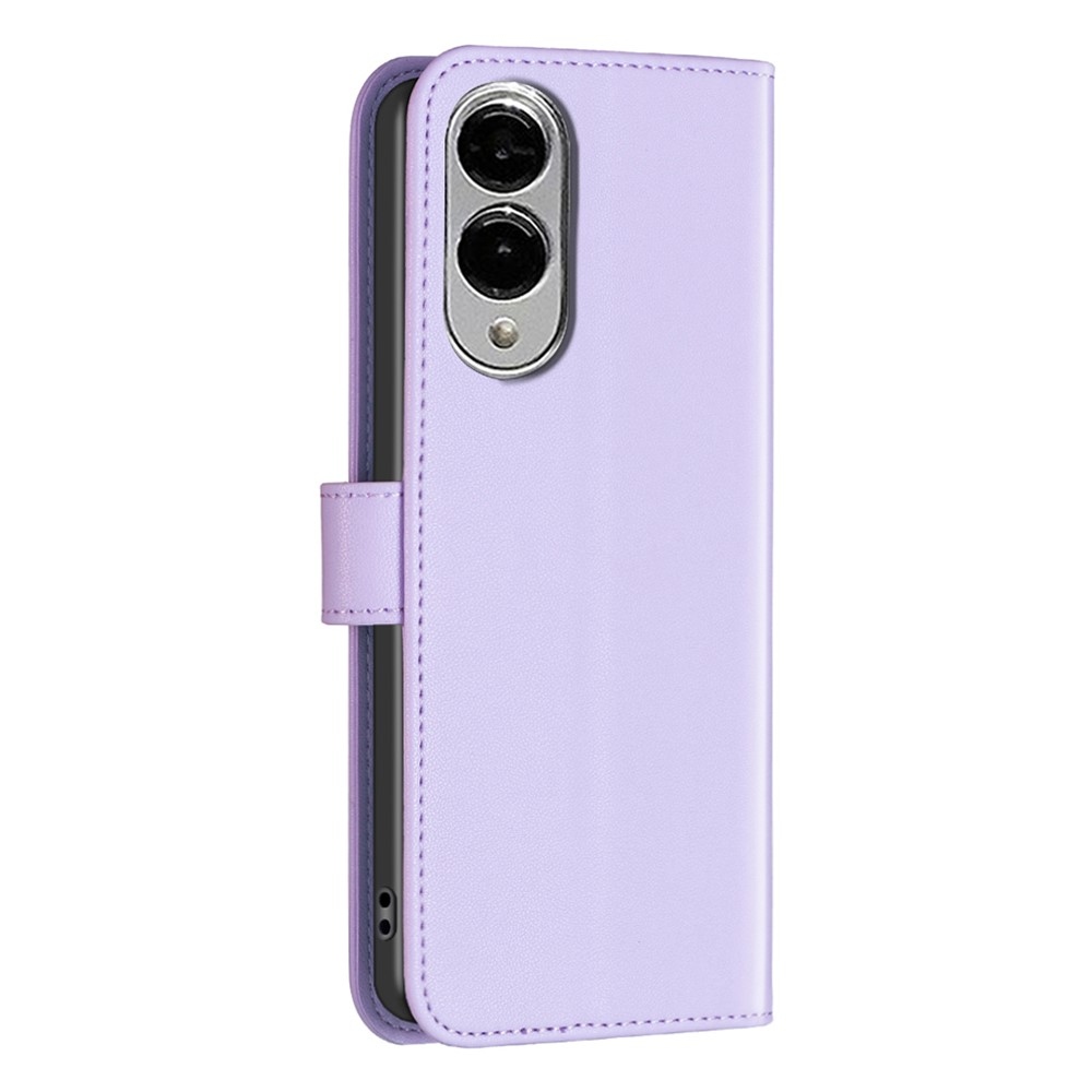 BNF könyvtáska Samsung Galaxy S25 Edge készülékhez - világos lila