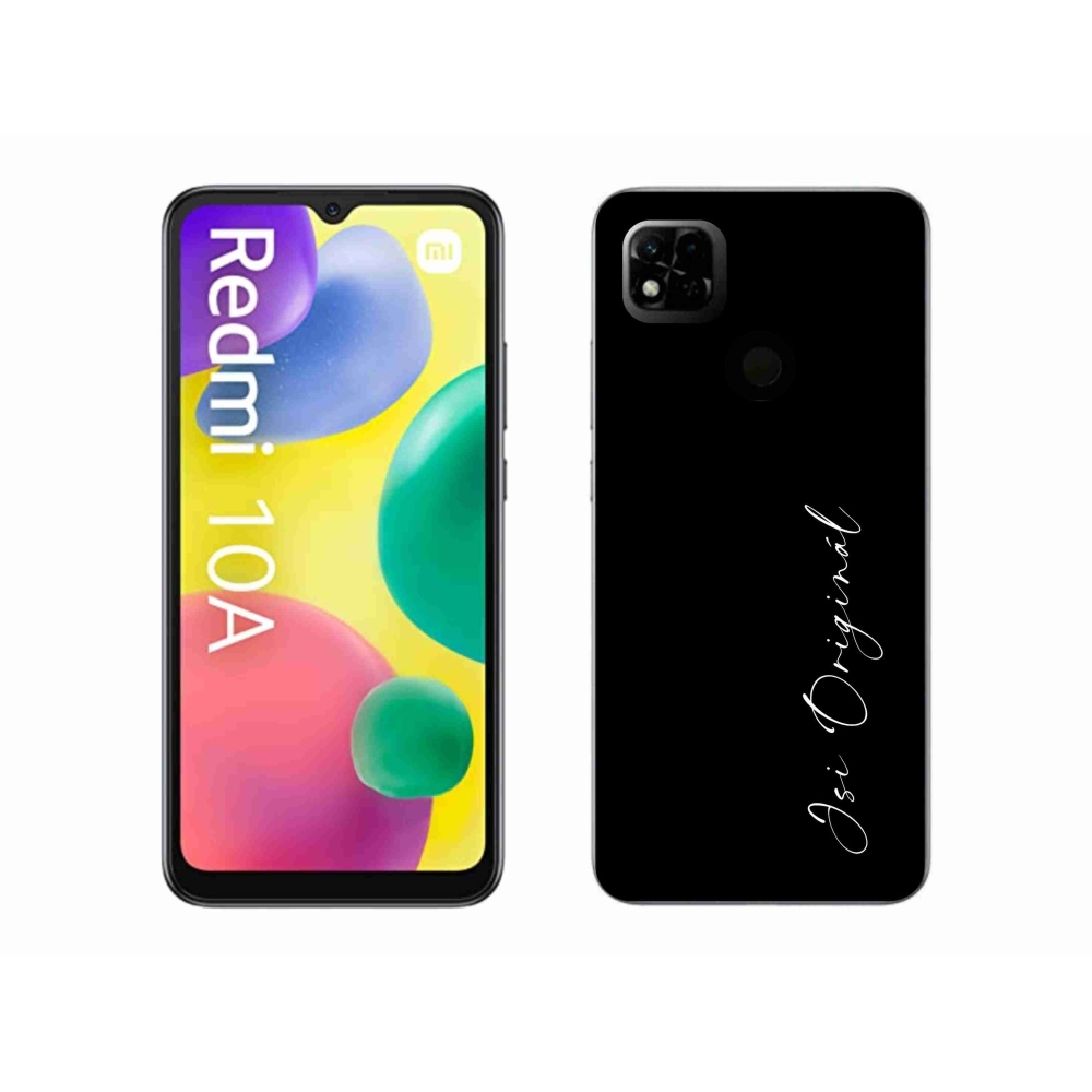 Gél borító mmCase a Xiaomi Redmi 10A - te vagy az eredeti fekete háttérrel