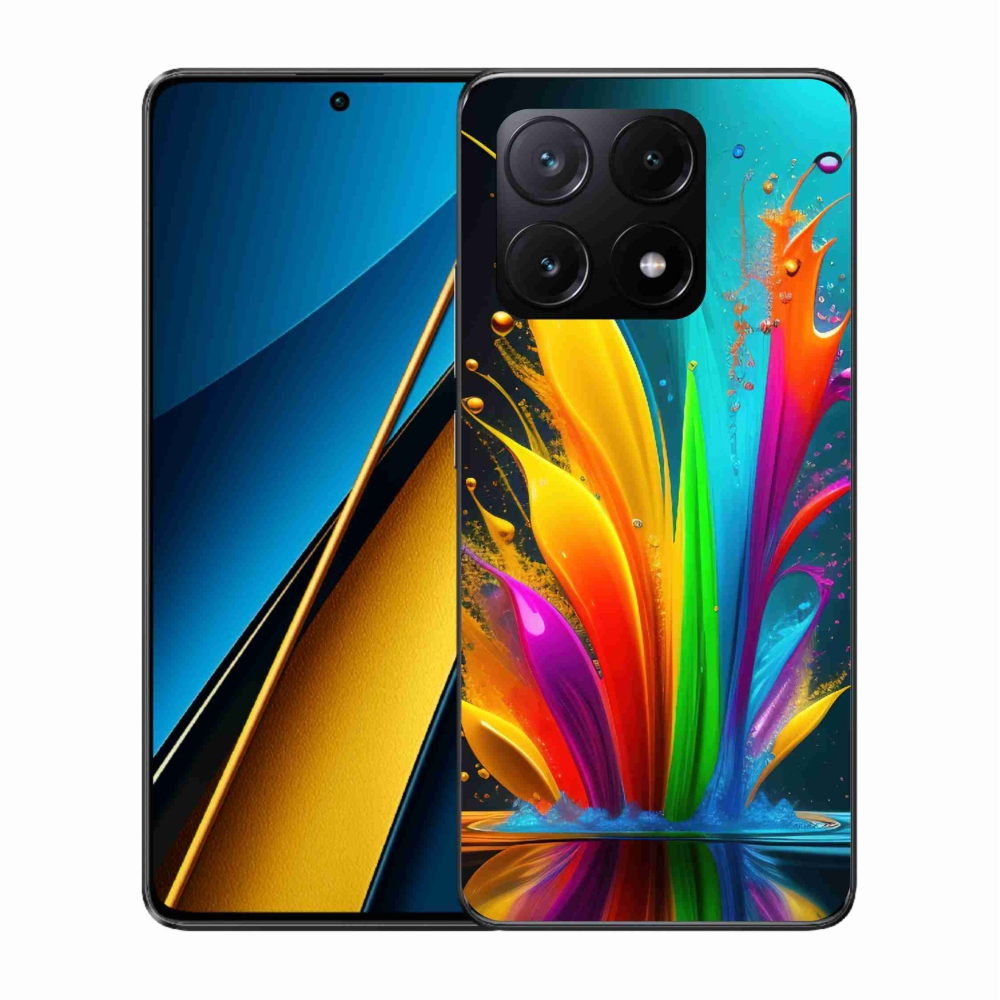 Gél borítás mmCase a Xiaomi Poco X6 Pro 5G számára - absztrakt motívum 1