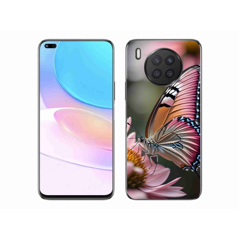 Zselés borítás mmCase a Honor 50 Lite készülékhez - színes pillangó