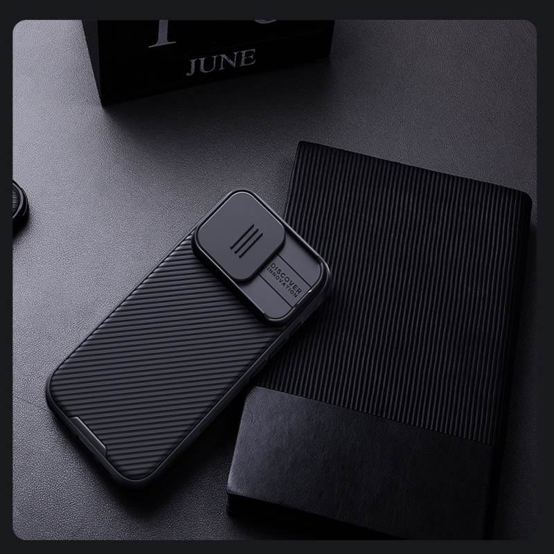 Nillkin CamShield PRO hátlap az Apple iPhone 16 Pro készülékhez Fekete