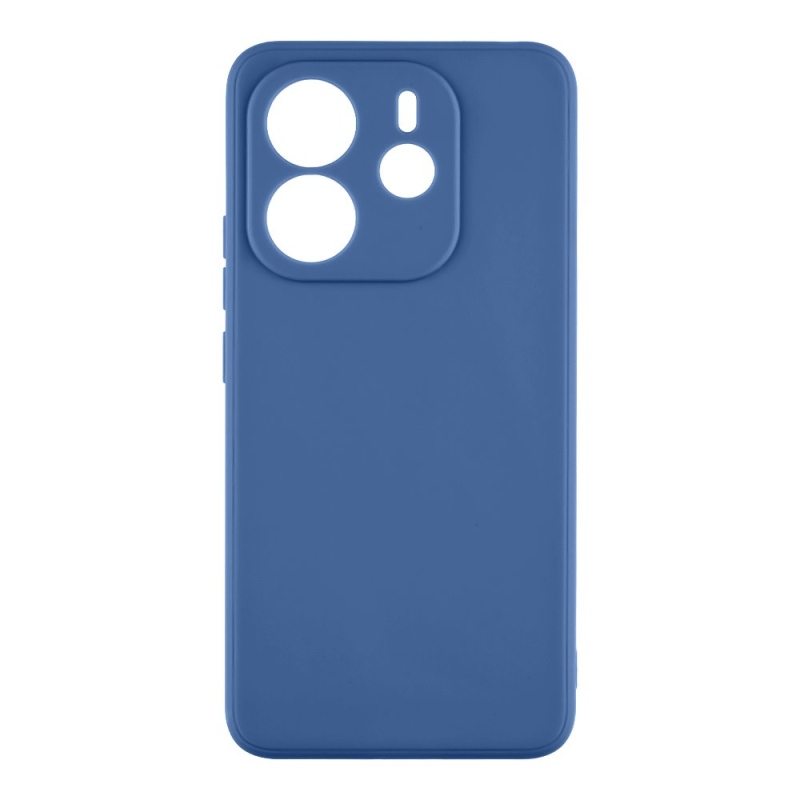 Borító:ME matt TPU borító Xiaomi Redmi Note 14 4G sötétkékhez
