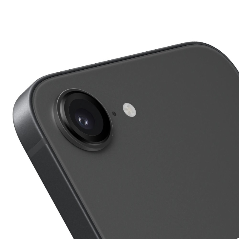 Csomagolás:ME lencsevédő Apple iPhone 16e készülékhez Matt fekete