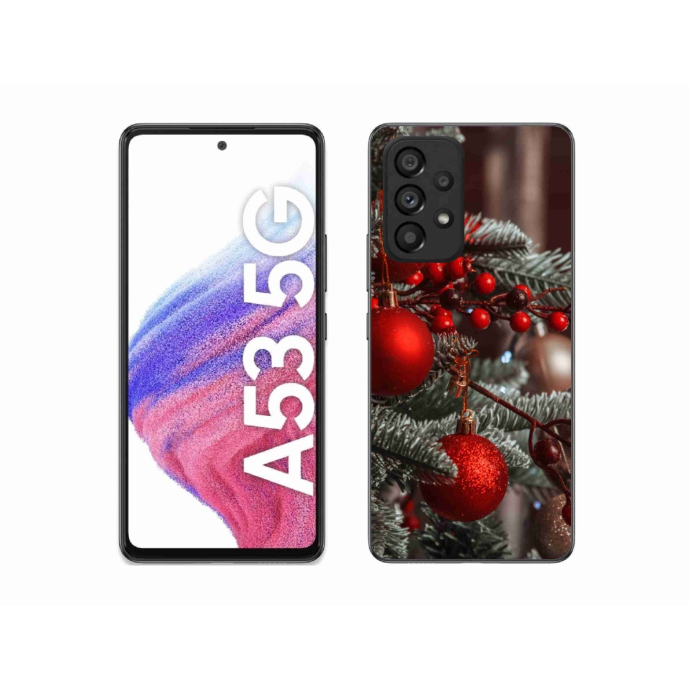 Gél borítás mmCase Samsung Galaxy A53 5G - karácsonyi dekoráció 2