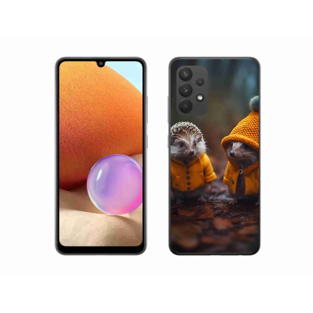 Gél borítás mmCase Samsung Galaxy A32 4G - süni