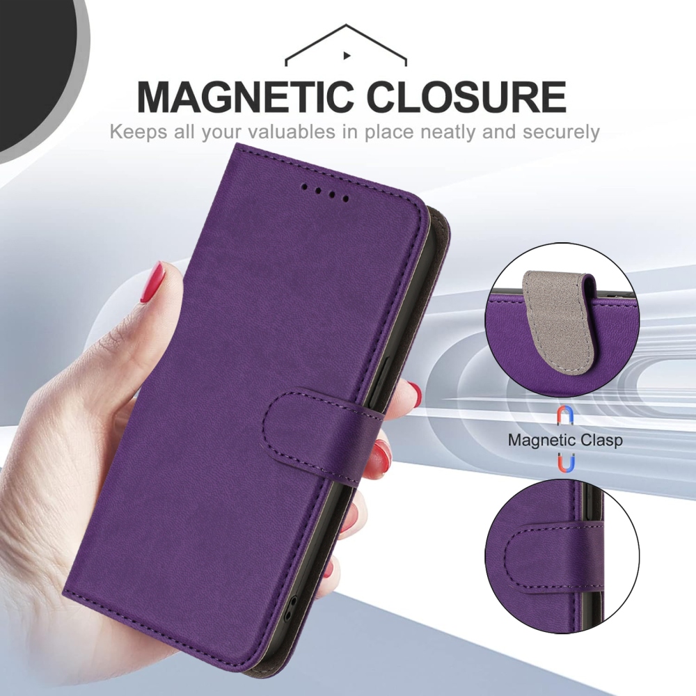 Snap book tok Samsung Galaxy A07 4G készülékhez - sötét lila
